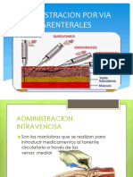 Administracion Por Via Parenterales Fundamento