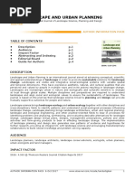 Landscape and Urban Planning