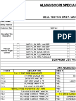 DSR - Standard Format