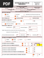 SIG-PL-001-01 Informe de Simulacro de Emergencia