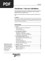 Transformer Line Loss Calculations