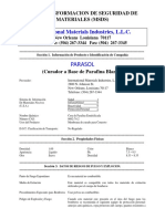 Hoja de Seguridad (MSDS) Parasol