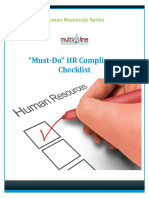 Must Do HR Checklist