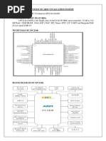 Study of Arm Evaluation System-Lpc2148