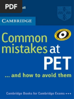 Common Mistakes at Pet