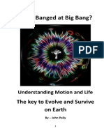 What Banged at Big Bang - Understanding Motion and Life and The Key To Evolve and Survive On Earth