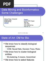 Data Minng and Bioinformatics