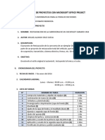 Ejemplo Ms Project