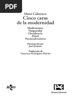 CALINESCU M. - Las Cinco Caras de La Modernidad Cap Vanguardia OCR