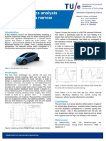 Vehicle Dynamics Analysis and Design For A Narrow Electric Vehicle