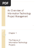 An Overview of Information Technology Project Management