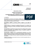 A 1079 (28) Formación y Titulación Del Personal de Las Unidades Móviles Que Operan Mar Adentro