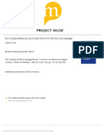 Hummel & French 2010 Phonological Memory and Implications For The Second Language Classroom