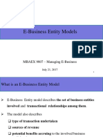 E-Business Entity Models