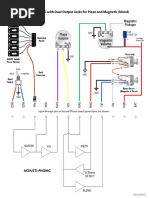 Piezo: ACOUSTI-PHONIC With Dual Output Jacks For Piezo and Magnetic (Blend)