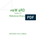 ReWaRD 2.5 Reference Manual