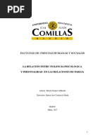 Marta Gispert Altheide - Relacion Entre Violencia Psicologica y Personalidad en Las Relaciones de Parej