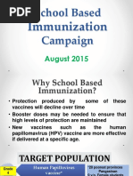 School Based Immunization-August