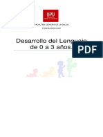 Desarrollo LNG 0 A 3 Años