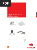 Havells LED Price List Mar 2016