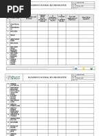 Hazardious Material Register