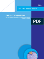 The First Annual Report of Farz Foundation