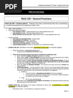 Provisions - Law On Evidence