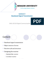 Lecture 2 Baseband Signal Transmission