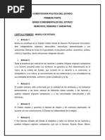 Constitucion Politica Del Estado Informe