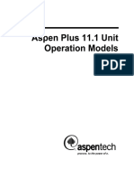 ASPEN PLUS Unit Operation Models 11-1