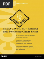 Joe Habraken CCNA 2.0 640-507 Routing and Switching Cheat Sheet