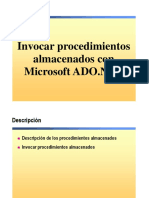 Uso de Procedimientos Almacenados