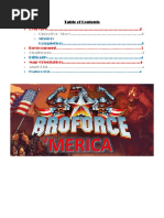 Broforce GDD