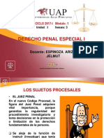  Los Sujetos Procesales