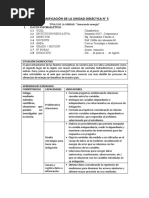 CTA - Planificación Unidad 5 - 1er Grado Mod