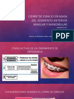 Cierre de Espacio en Masa Del Segmento Anterior