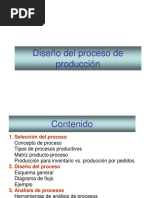 3diseño Del Proceso de Producción