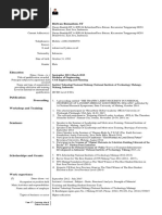 Curriculum Vitae: Personal Information Ridwan Romadoni, ST