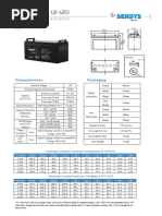 Sensys Baterias Ed 12 120