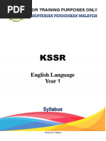 CEFR - KSSR Syllabus Year 1