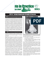 CIP35 - Testing Compressive Strength of Concrete