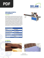 PACK-101-ALM Empacadora Automatica Tipo Almohadilla CHOKOPACK