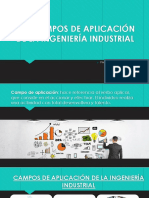 1.6 Campos de Aplicación de La Ing. Industrial