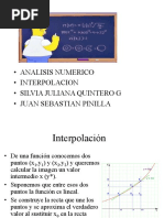 Interpolacion - Analisis Numerico