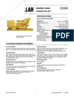 Cat 3408c Genset Spec Sheet