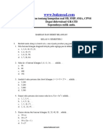 6 Latihan Soal Matematika Barisan Dan Deret Bilangan Kelas 9 SMP