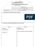 Documento Individual de Adaptación Curricular (Diac)