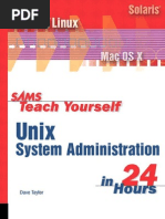 Teach Yourself Unix System Administration in 24 Hours