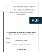 Practica de Laboratorio Determinación de La Difusividad Molecular de Líquidos Altamente Volátiles en El Aire - Unt VJ