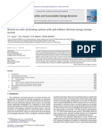 Review On Solar Air Heating System With and Without Thermal Energy Storage System PDF